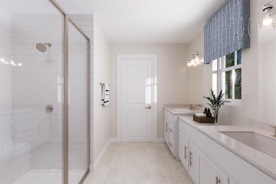 Representative furnished interior of a home built from the Cascade by Ryan Homes in Malabar Springs, Palm Bay (Image 7).