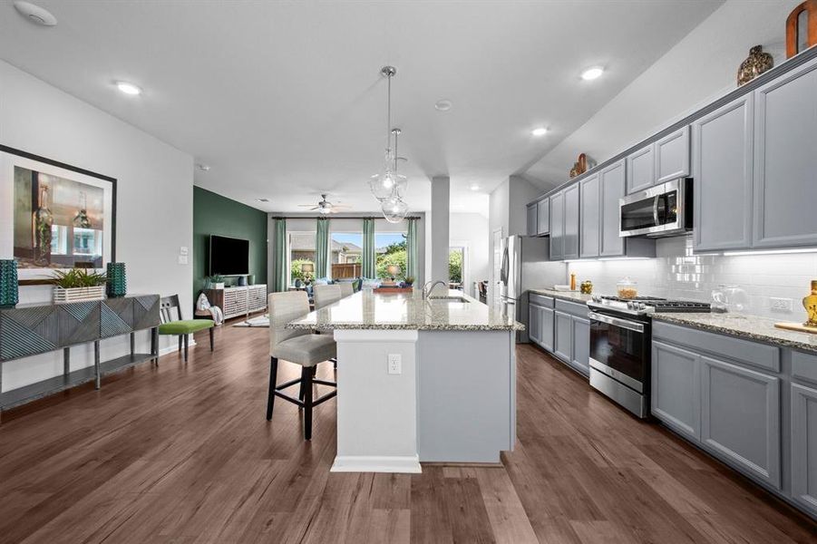 Furnished interior view inside a new home in Tavolo Park Cottages, Fort Worth (Image 26).