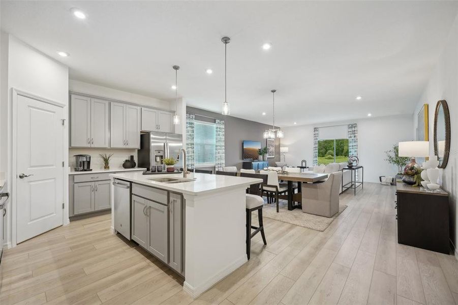 Furnished interior view inside a new home in Scenic Terrace, Lake Hamilton (Image 12).