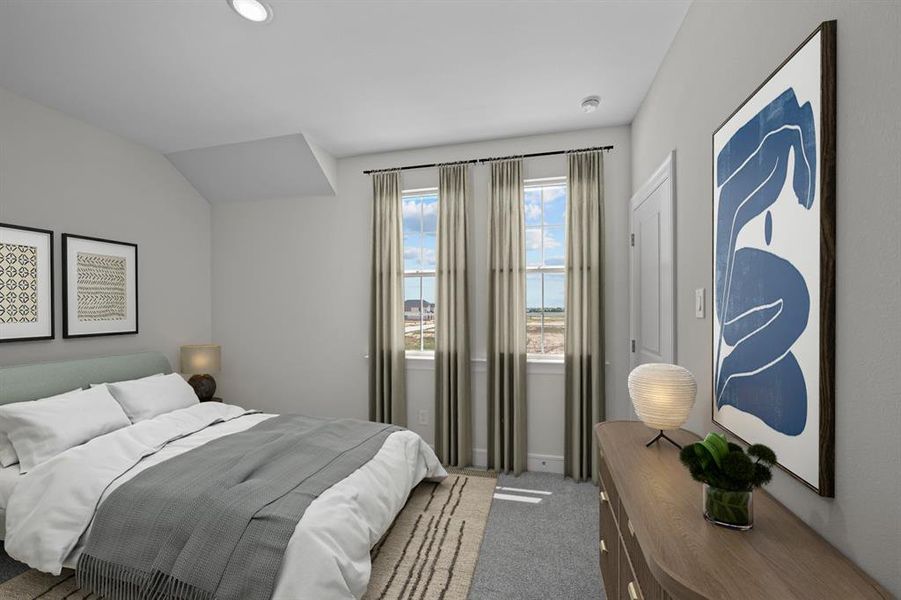 Furnished interior view inside a new home in Wellington, Haslet (Image 6).