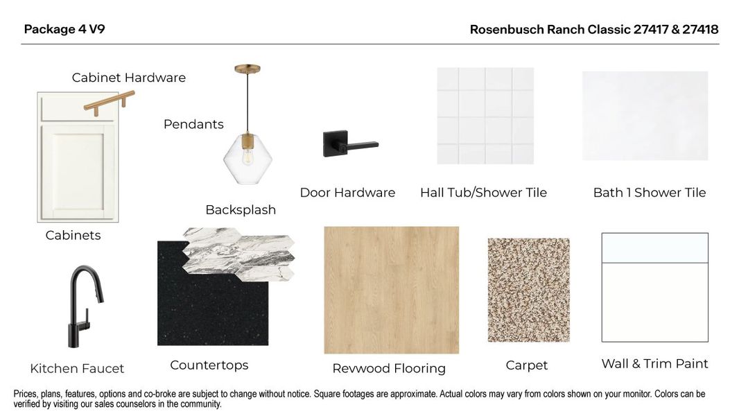 Sample of building materials used in homes in Rosenbusch Ranch, Leander (Image 27).