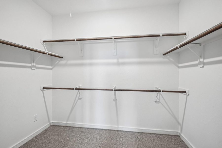 Primary walk-in closet
