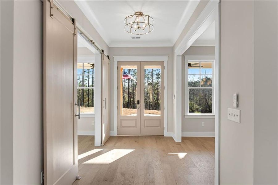 Spacious, unfurnished interior of a new home in , Hiram (Image 58).