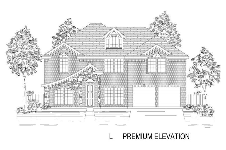 Representative rendering of the exterior for the Stonehaven 2F by First Texas Homes (Image 26). Representative rendering of the exterior for the Stonehaven 2F by First Texas Homes (Image 26).