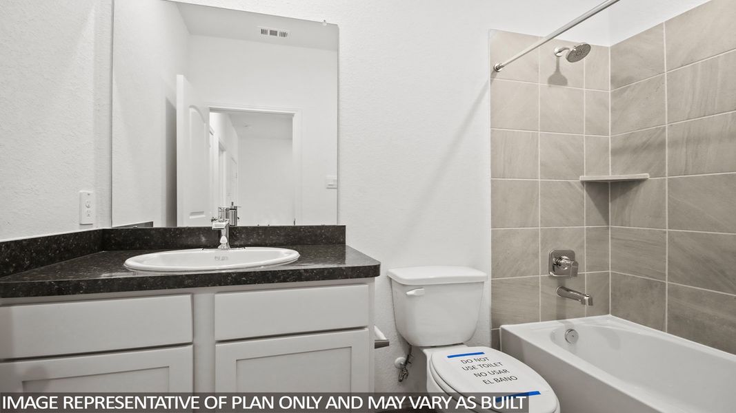 Furnished interior view inside a new home in Harrington Trails at The Canopies, Splendora (Image 8).