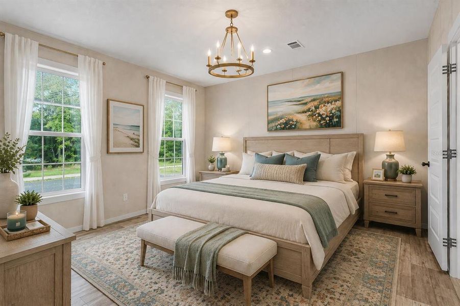 Furnished interior view inside a new home in , Bunnell (Image 11).
