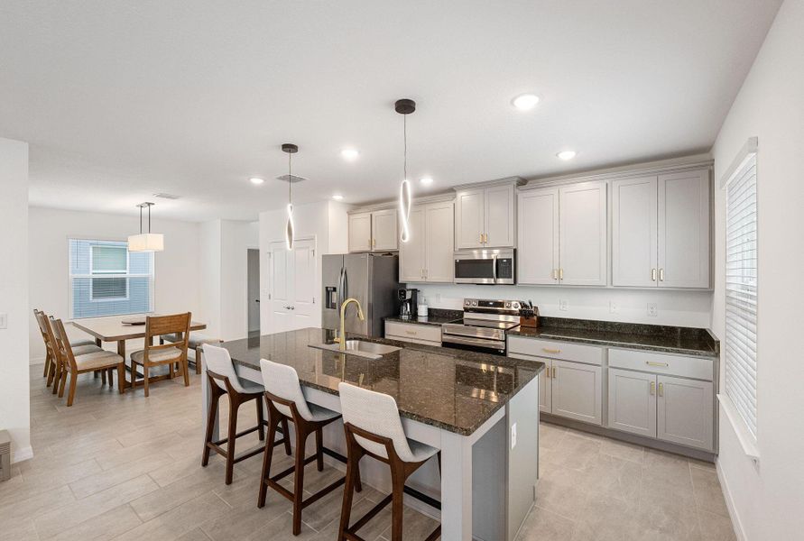 Furnished interior view inside a new home in , Port St. Lucie (Image 11).