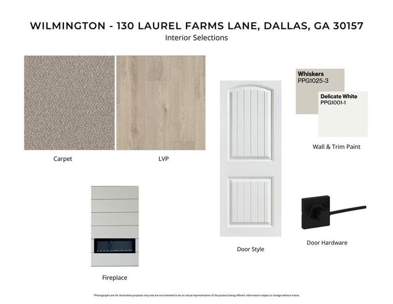 Sample of building materials used in homes in Laurel Farms, Dallas (Image 3).