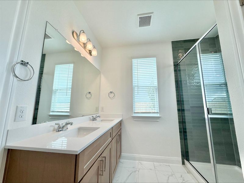 Furnished interior view inside a new home in Porter Country, Buda (Image 4). Furnished interior view inside a new home in Porter Country, Buda (Image 4).