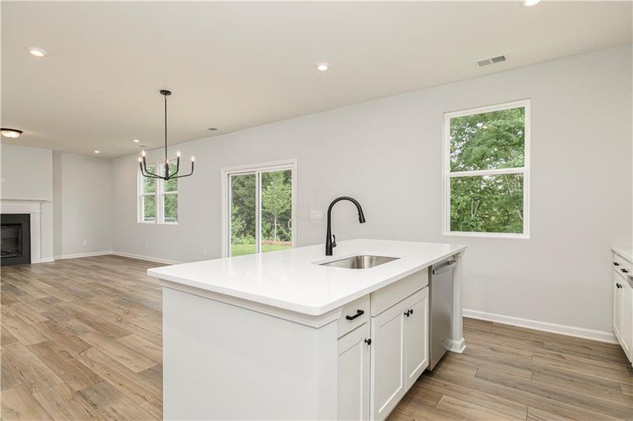 Furnished interior view inside a new home in Rhodes Glen, Lawrenceville (Image 6).