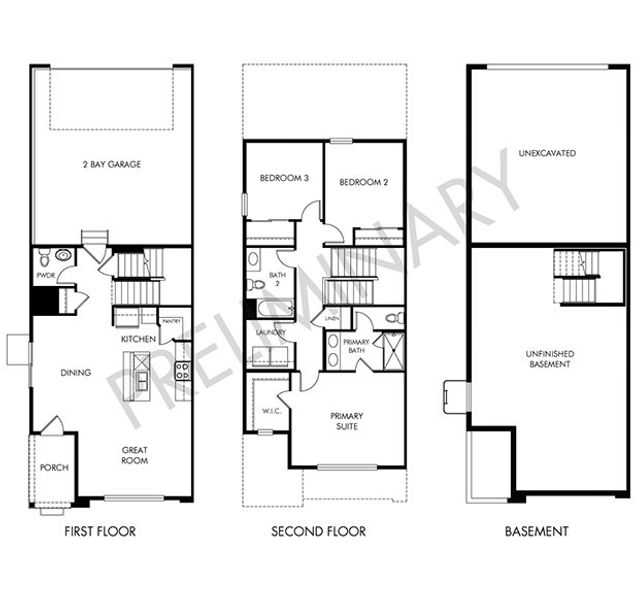 2D floor plan layout for the The Eldora by Meritage Homes in York Station, Thornton, CO (Image 3). 2D floor plan layout for the The Eldora by Meritage Homes in York Station, Thornton, CO (Image 3).