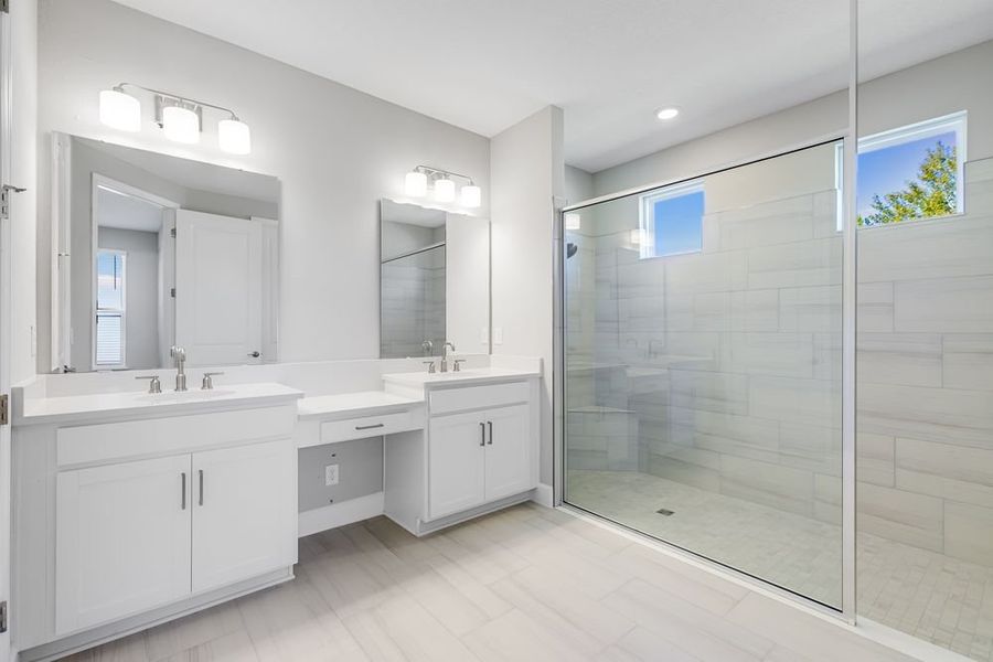 Furnished interior view inside a new home in Headwaters at Lofton Creek, Yulee (Image 8). Furnished interior view inside a new home in Headwaters at Lofton Creek, Yulee (Image 8).