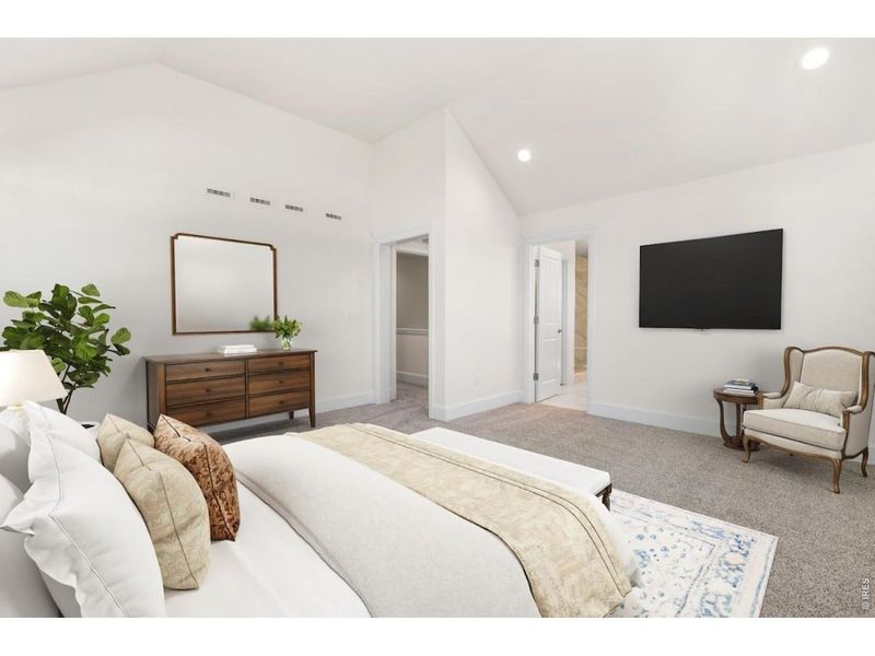 Furnished interior view inside a new home in Westerly, Erie (Image 12).