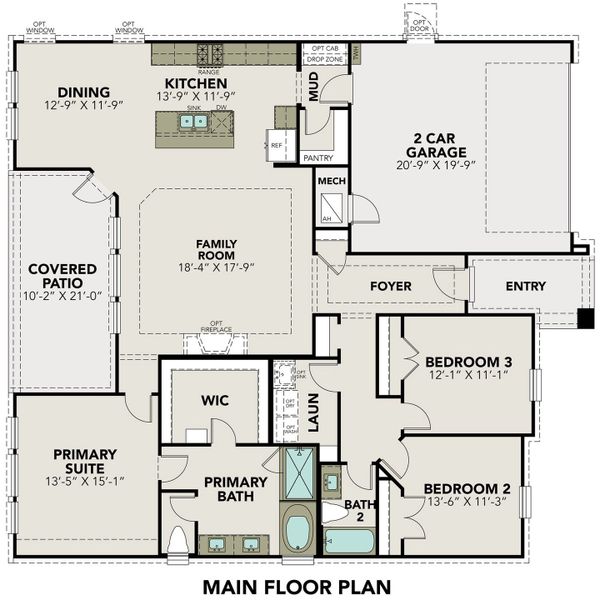 2D floor plan layout of this home in Lago Mar, Texas City, TX (Image 2). 2D floor plan layout of this home in Lago Mar, Texas City, TX (Image 2).