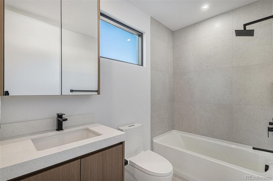 Furnished interior view inside a new home in , Denver (Image 18).