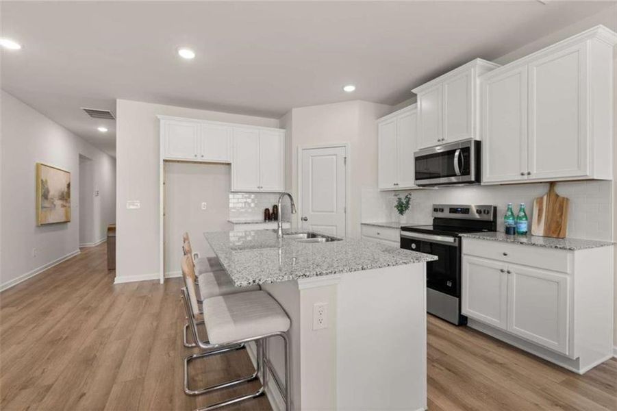 Furnished interior view inside a new home in Hillbrooke Preserve, Conyers (Image 3).