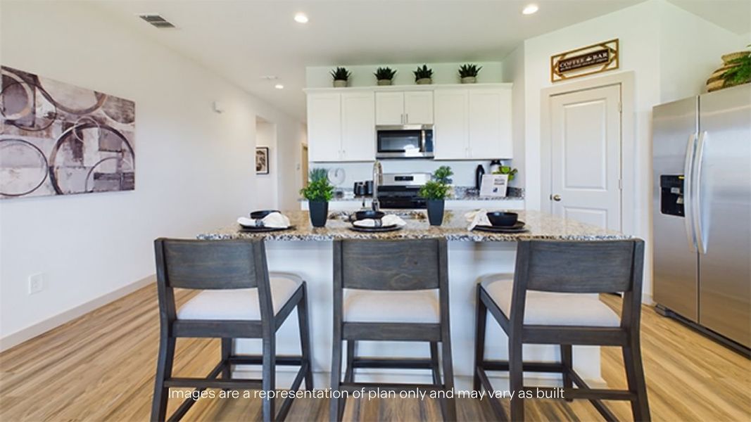 Furnished interior view inside a new home in Allen Farms, Lubbock (Image 7).