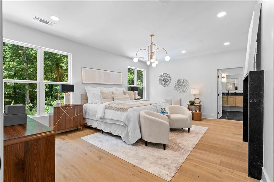 Furnished interior view inside a new home in , Atlanta (Image 101). Furnished interior view inside a new home in , Atlanta (Image 101).