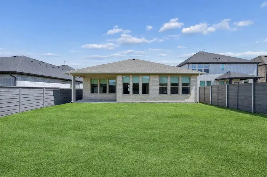 Exterior details and patio area of a home in , Little Elm (Image 3).