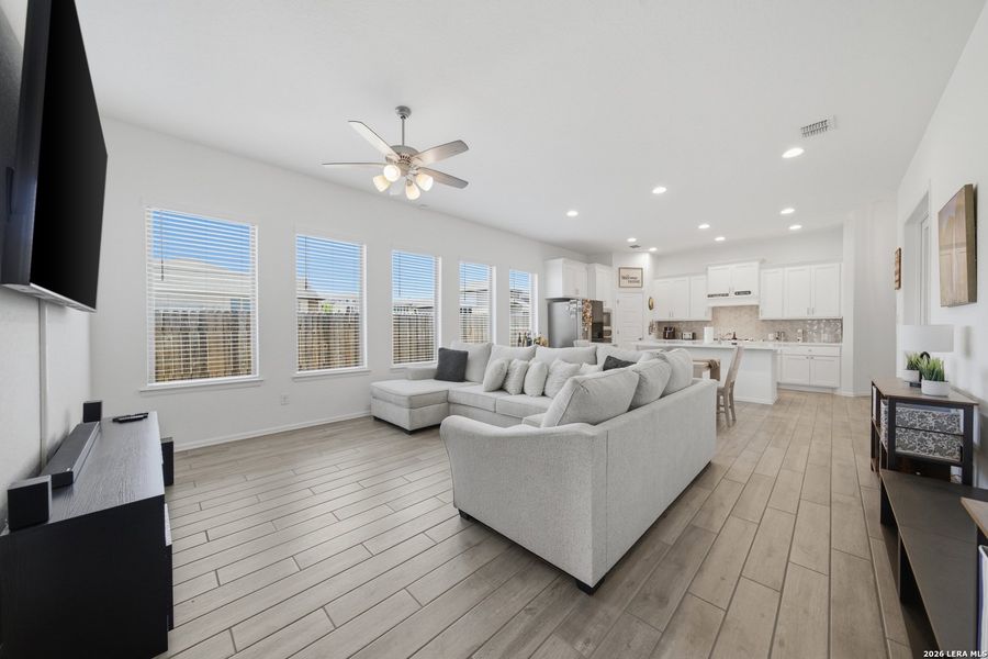 Furnished interior view inside a new home in Ladera, San Antonio (Image 16).