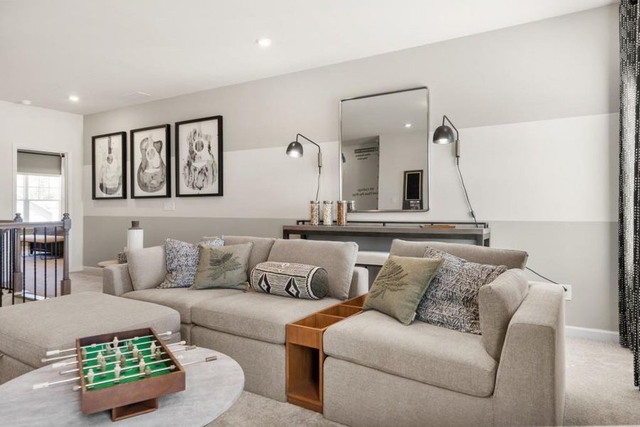 Furnished interior view inside a new home in Jones Ridge, Dallas (Image 25). Furnished interior view inside a new home in Jones Ridge, Dallas (Image 25).