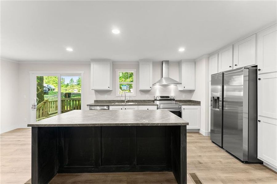 Furnished interior view inside a new home in , Talking Rock (Image 3).
