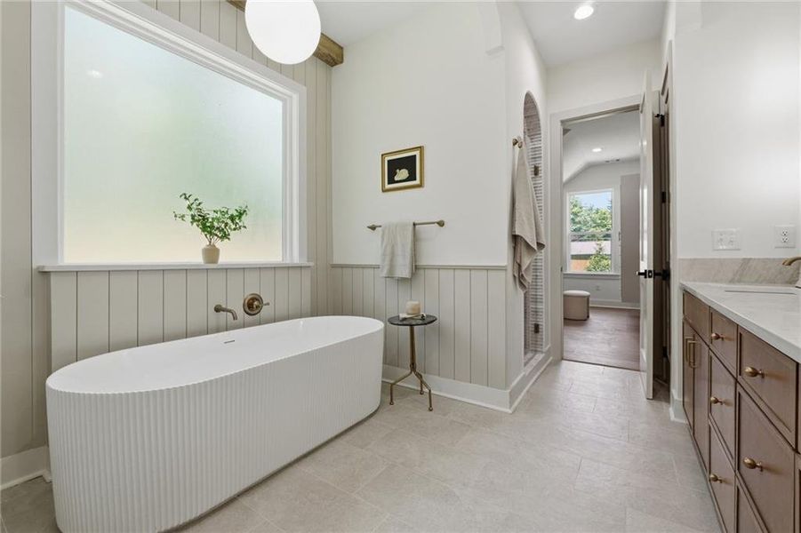 Furnished interior view inside a new home in , Powder Springs (Image 17).