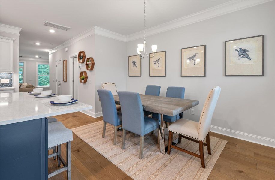 Furnished interior view inside a new home in , Charleston (Image 11).