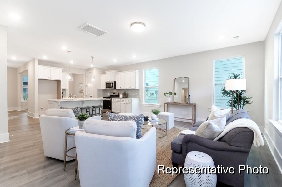 Furnished interior view inside a new home in , Ravenel (Image 7).