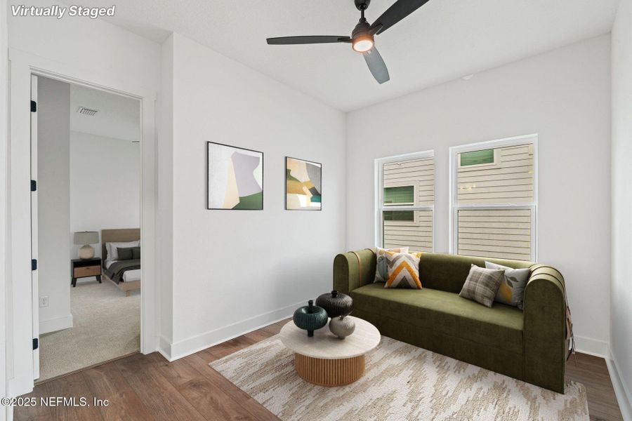 Furnished interior view inside a new home in Seven Pines 50' Rear Entry, Jacksonville (Image 6).