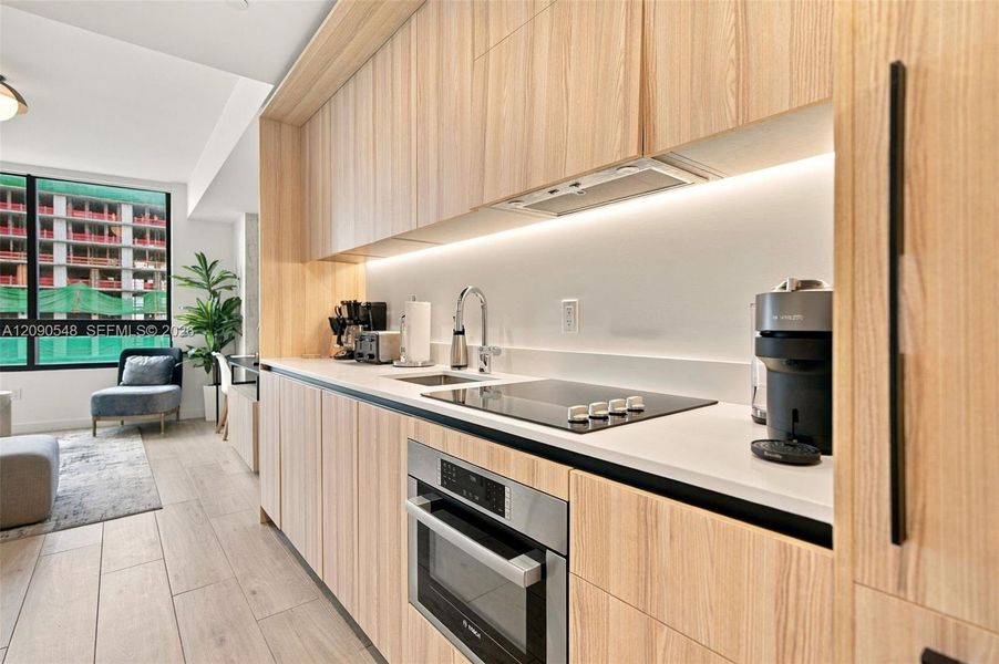 Furnished interior view inside a new home in , Miami (Image 6).