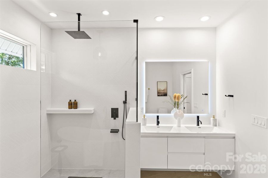 Furnished interior view inside a new home in , Charlotte (Image 25).