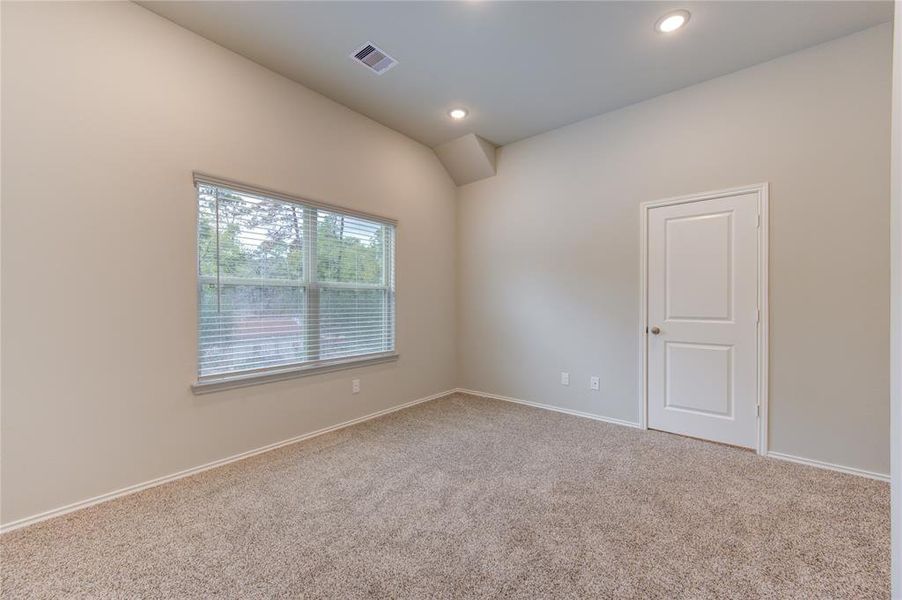 Another view of the master bedroom