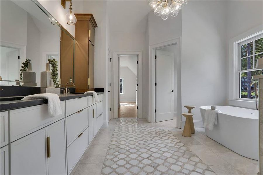 Furnished interior view inside a new home in , Decatur (Image 17).