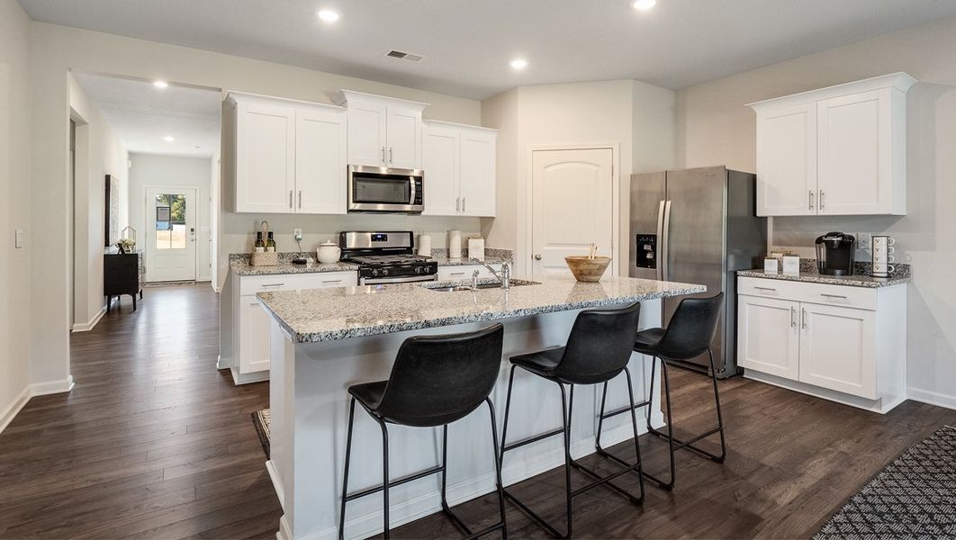 Representative furnished interior of a home built from the CAMERON by D.R. Horton in Village Park, Oakland (Image 5).