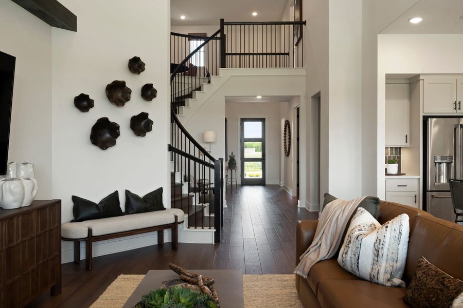 Furnished interior view inside a new home in Lagos Reserve, Manor (Image 15).