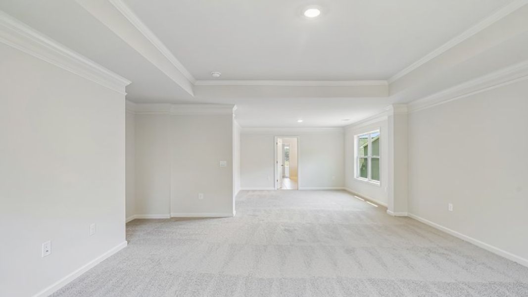 Representative unfurnished interior of a home built from the Sonoma by D.R. Horton in Thalley Creek Estates, Cumming (Image 25).