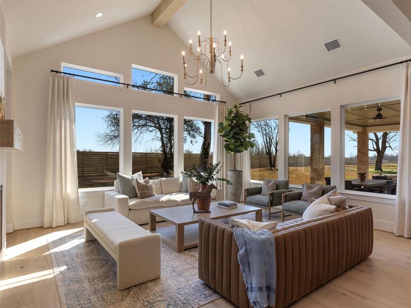 Furnished interior view inside a new home in , Smithville (Image 15).