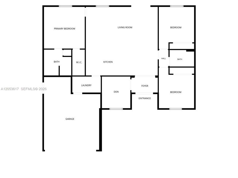 2D floor plan layout of this home in , Lehigh Acres, FL (Image 3).