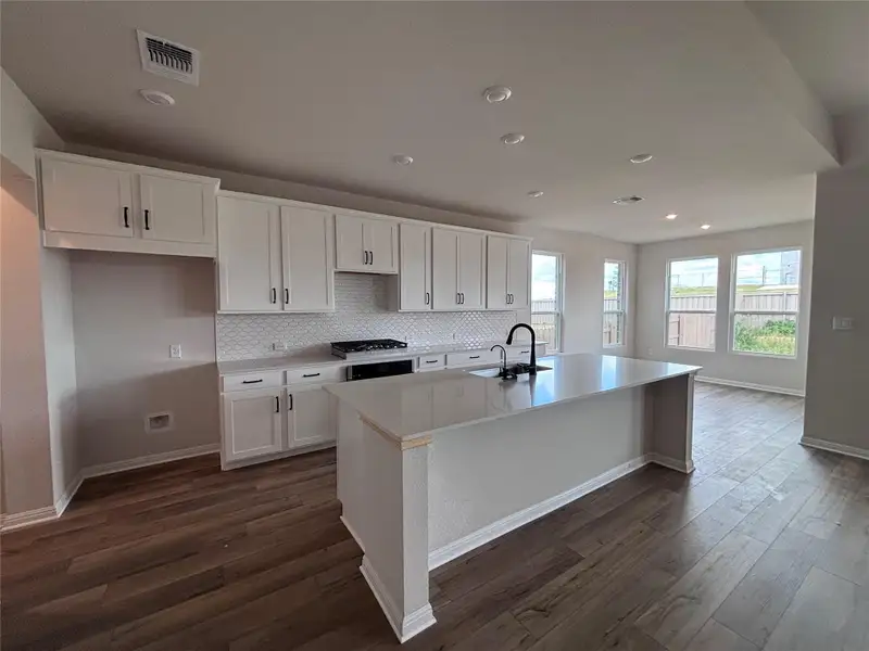 Furnished interior view inside a new home in The Colony, Bastrop (Image 4).