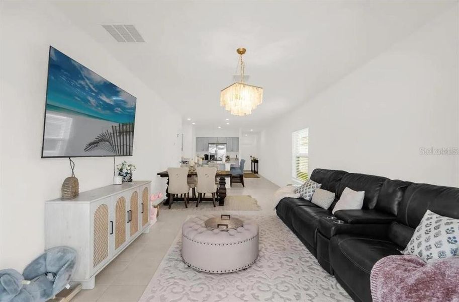 Furnished interior view inside a new home in Lawson Dunes, Haines City (Image 8).