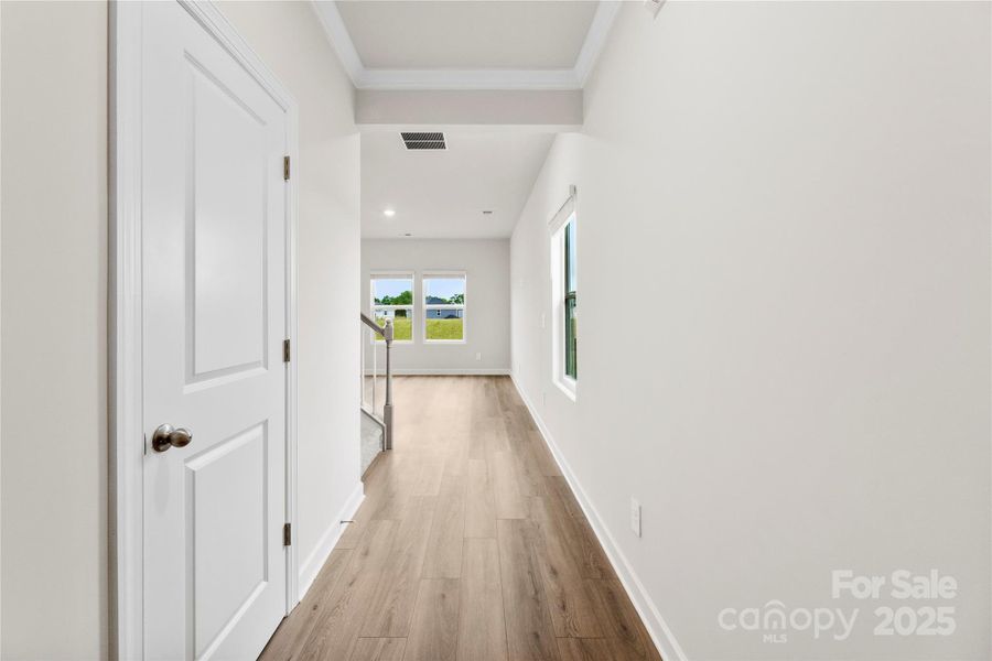 Hallway from the front door