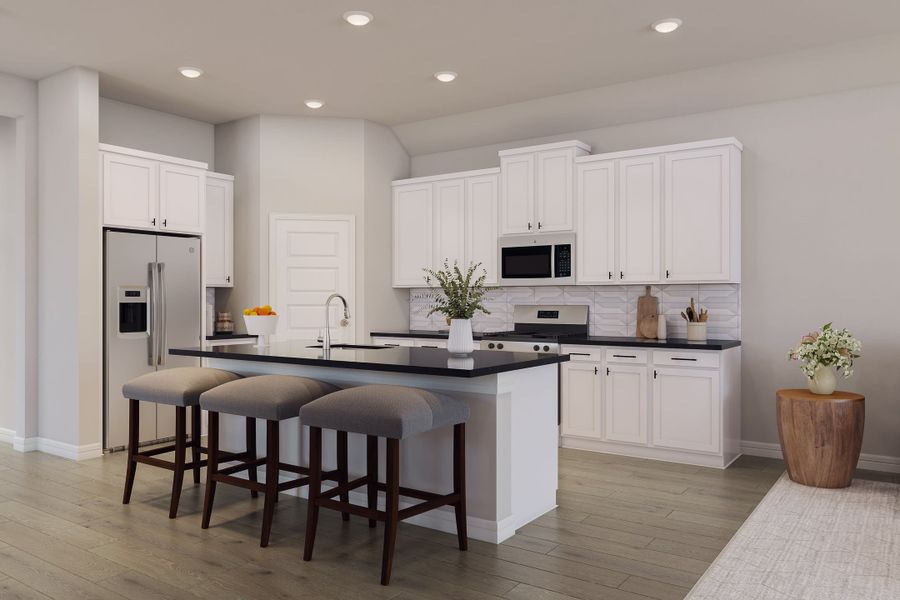 Furnished interior view inside a new home in Woodson’s Reserve, Spring (Image 7).