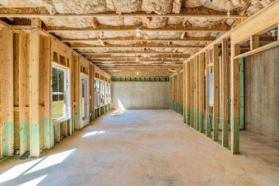 In-progress construction of a new home in Waters Edge, Mansfield, GA (Image 21).