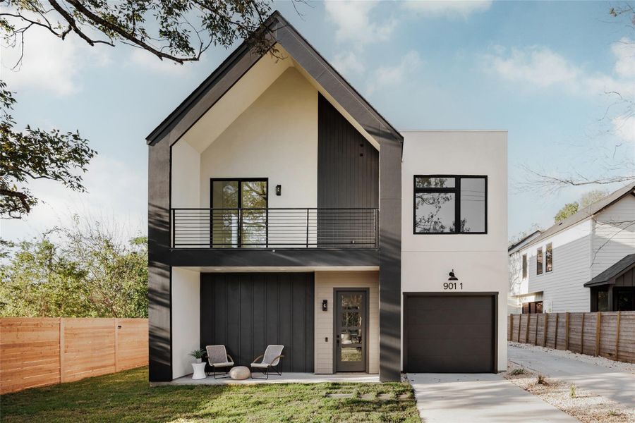 Front exterior of a new home in , Austin, TX, highlighting curb appeal (Image 28).