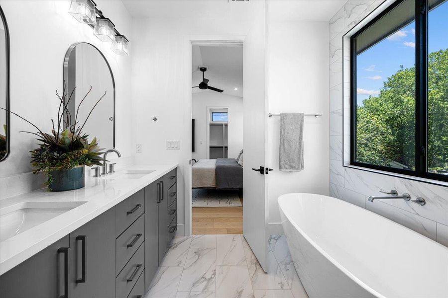 Furnished interior view inside a new home in , Austin (Image 8). Furnished interior view inside a new home in , Austin (Image 8).