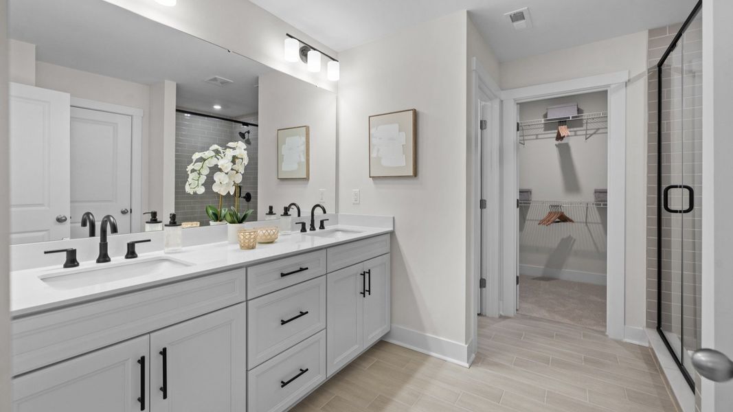 Representative furnished interior of a home built from the Jordan by DRB Homes in Farms at Bellingham, Mooresville (Image 14). Representative furnished interior of a home built from the Jordan by DRB Homes in Farms at Bellingham, Mooresville (Image 14).