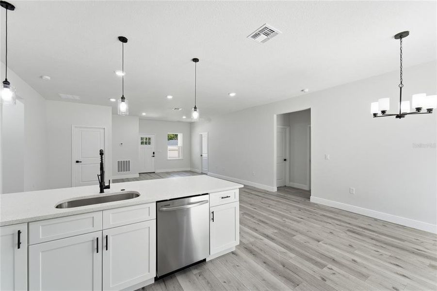 Furnished interior view inside a new home in , Dunnellon (Image 5).
