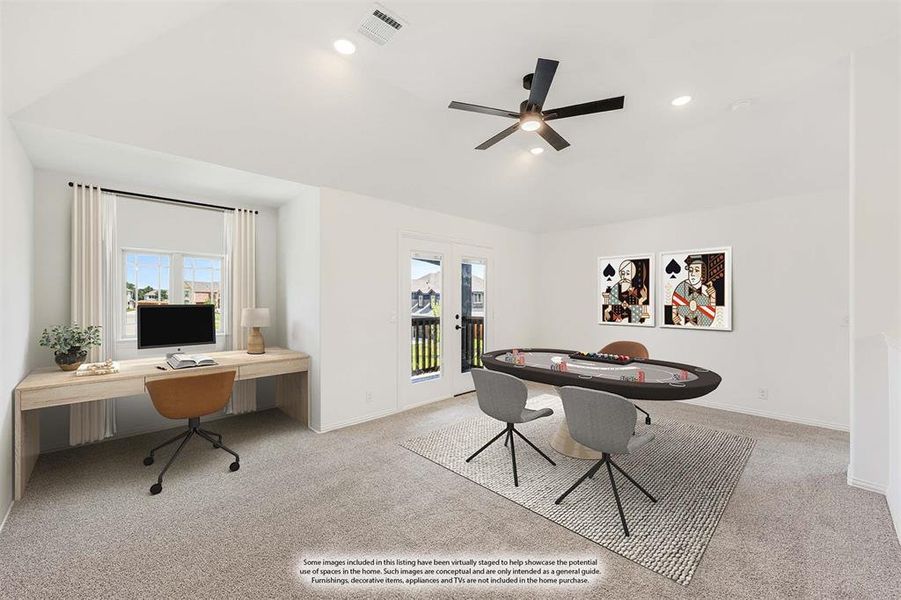 Furnished interior view inside a new home in Trees Farm, DeSoto (Image 14). Furnished interior view inside a new home in Trees Farm, DeSoto (Image 14).