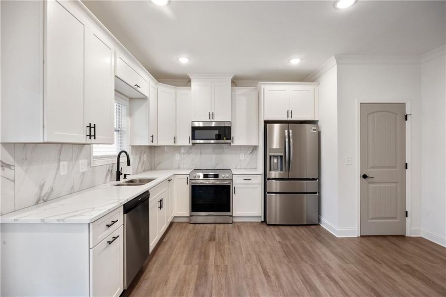 Furnished interior view inside a new home in , Monroe (Image 12). Furnished interior view inside a new home in , Monroe (Image 12).